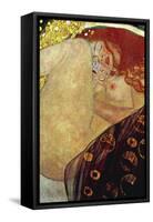 Danae-Gustav Klimt-Framed Stretched Canvas