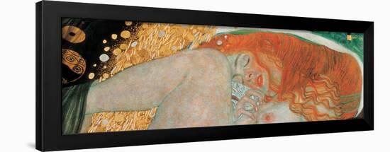 Danae-Gustav Klimt-Framed Art Print