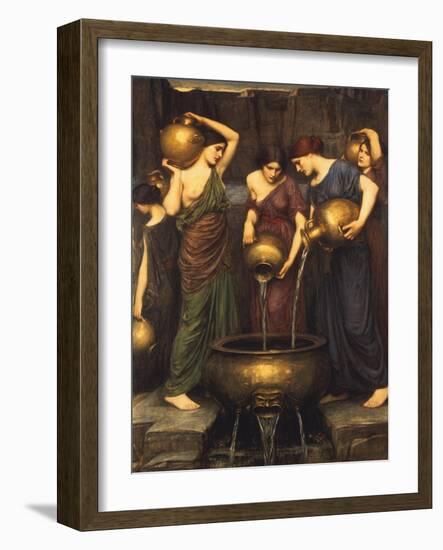 Danaides, 1904-John William Waterhouse-Framed Giclee Print