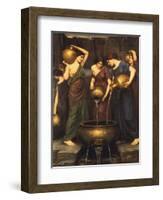 Danaides, 1904-John William Waterhouse-Framed Giclee Print