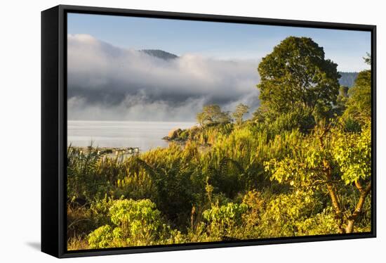 Danau Batur-Christoph Mohr-Framed Stretched Canvas