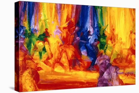 Dance 1, 2000-Bayo Iribhogbe-Stretched Canvas