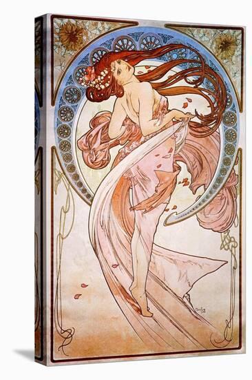 Dance, 1898-Alphonse Mucha-Stretched Canvas
