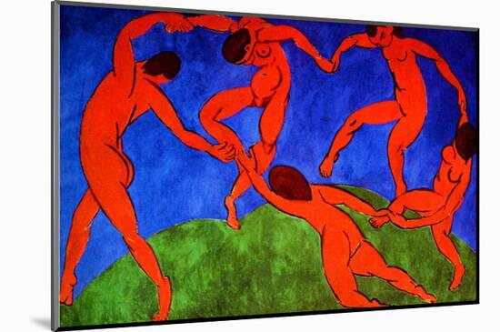 Dance, 1910-Henri Matisse-Mounted Giclee Print