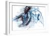 Dance, 2022, (mixed media on paper)-Mark Adlington-Framed Giclee Print