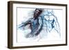 Dance, 2022, (mixed media on paper)-Mark Adlington-Framed Premium Giclee Print