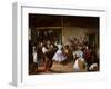 Dance at a Country Inn - Benjumea, Rafael (C. 1825-C. 1887) - 1850 - Oil on Canvas - 46X65 - Museo-Rafael Benjumea-Framed Giclee Print