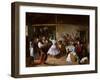 Dance at a Country Inn-Rafael Benjumea-Framed Giclee Print