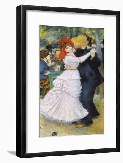 Dance at Bougival, 1883-Pierre-Auguste Renoir-Framed Giclee Print