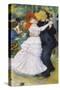 Dance at Bougival, 1883-Pierre-Auguste Renoir-Stretched Canvas