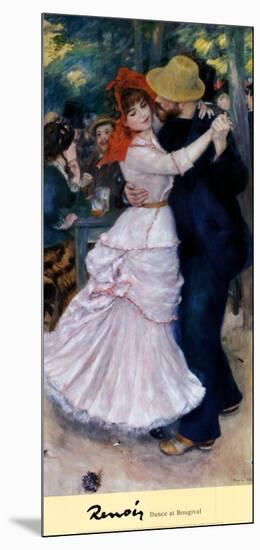 Dance at Bougival-Pierre-Auguste Renoir-Mounted Art Print