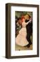 Dance at Bougival-Pierre-Auguste Renoir-Framed Art Print