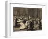 Dance at Insane Asylum, 1907-George Wesley Bellows-Framed Giclee Print