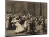 Dance at Insane Asylum, 1907-George Wesley Bellows-Mounted Giclee Print