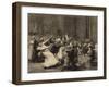 Dance at Insane Asylum, 1907-George Wesley Bellows-Framed Giclee Print