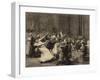 Dance at Insane Asylum, 1907-George Wesley Bellows-Framed Giclee Print