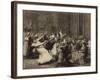 Dance at Insane Asylum, 1907-George Wesley Bellows-Framed Giclee Print