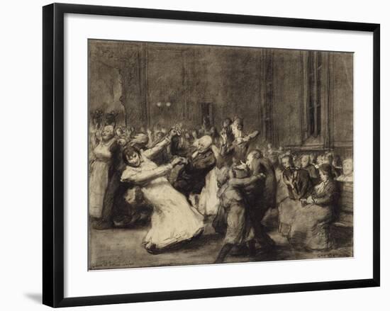 Dance at Insane Asylum, 1907-George Wesley Bellows-Framed Giclee Print