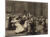 Dance at Insane Asylum, 1907-George Wesley Bellows-Mounted Giclee Print