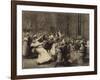 Dance at Insane Asylum, 1907-George Wesley Bellows-Framed Giclee Print