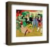 Dance At Moulin Rouge-Henri de Toulouse-Lautrec-Framed Art Print