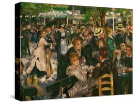 Dance at the Moulin De La Galette, 1876-Pierre-Auguste Renoir-Stretched Canvas