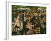 Dance at the Moulin De La Galette, 1876-Pierre-Auguste Renoir-Framed Giclee Print