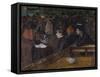 Dance at the Moulin de la Galette-Henri de Toulouse-Lautrec-Framed Stretched Canvas