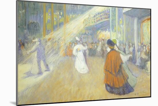 Dance at the Music Hall, France, 20th Century-Charles Dufresne-Mounted Giclee Print