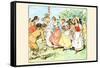 Dance at the My Pole-Randolph Caldecott-Framed Stretched Canvas