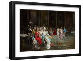 Dance at the Palace-Eugenio Lucas Villaamil-Framed Giclee Print