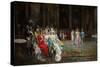 Dance at the Palace-Eugenio Lucas Villaamil-Stretched Canvas