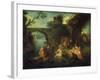 Dance at the River, C1720-1730-Pierre-Antoine Quillard-Framed Giclee Print