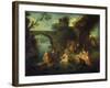 Dance at the River, C1720-1730-Pierre-Antoine Quillard-Framed Giclee Print