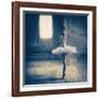 Dance Audition-Roswitha Schleicher-Schwarz-Framed Photographic Print