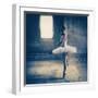 Dance Audition-Roswitha Schleicher-Schwarz-Framed Photographic Print