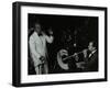 Dance Band Leader Joe Loss (Left) on Stage at the Forum Theatre, Hatfield, Hertfordshire, 1986-Denis Williams-Framed Photographic Print