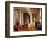 Dance by Iowa Indians in the Salon De La Paix at the Tuileries-Karl Girardet-Framed Giclee Print