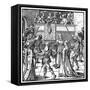 Dance by Torchlight, Augsburg, 1516-Albrecht Durer-Framed Stretched Canvas