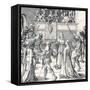 Dance by Torchlight, Augsburg, 1516-Albrecht Dürer-Framed Stretched Canvas