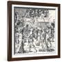 Dance by Torchlight, Augsburg, 1516-Albrecht Dürer-Framed Giclee Print