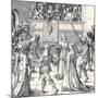 Dance by Torchlight, Augsburg, 1516-Albrecht Dürer-Mounted Giclee Print