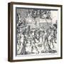 Dance by Torchlight, Augsburg, 1516-Albrecht Dürer-Framed Giclee Print