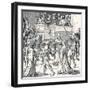 Dance by Torchlight, Augsburg, 1516-Albrecht Dürer-Framed Giclee Print