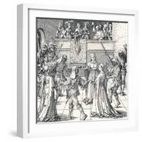 Dance by Torchlight, Augsburg, 1516-Albrecht Dürer-Framed Giclee Print