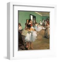 Dance Class, 1873-Edgar Degas-Framed Art Print