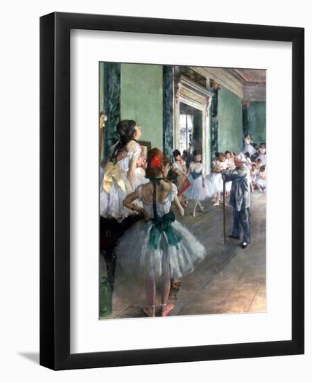 Dance Class, 1874-Edgar Degas-Framed Premium Giclee Print