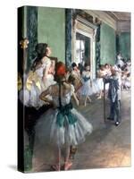 Dance Class, 1874-Edgar Degas-Stretched Canvas