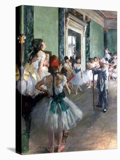 Dance Class, 1874-Edgar Degas-Stretched Canvas