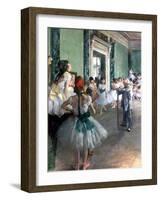 Dance Class, 1874-Edgar Degas-Framed Giclee Print